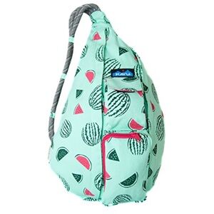 Kavu Mint Green Watermelon Print Backpack